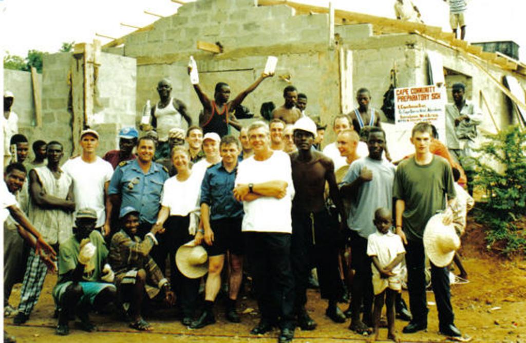 A group photo including Dave Phasey
RFA Fort Austin - 

