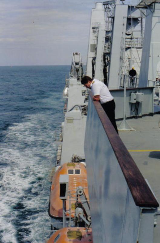  Roy Smith contemplates jumping ship
RFA Fort Victoria 1998
