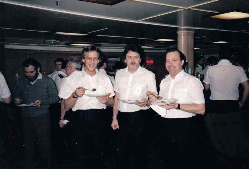 Bob Harris, Brian Littler and John Hawke 
