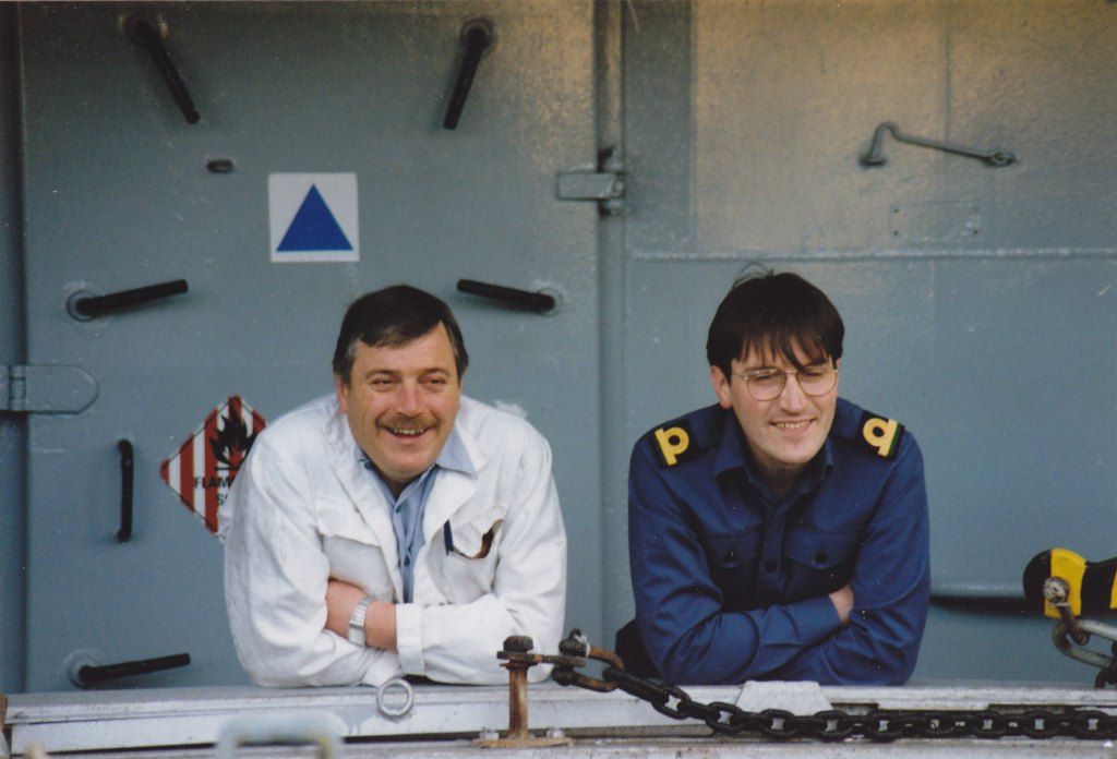 Dave Maunder and Dougie Henderson 
Fort Grange 1994 
