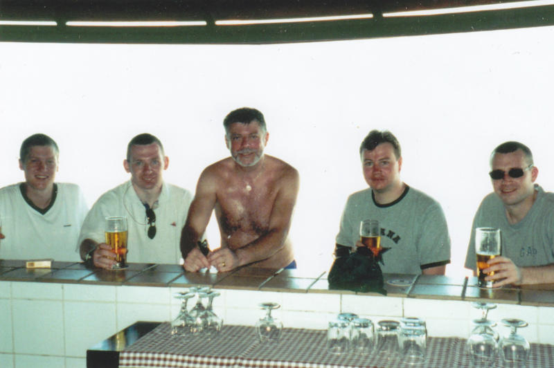  Messrs Newcomb, Wright, Pretswell, Ford and Cloutman.
RFA Fort George 2001

