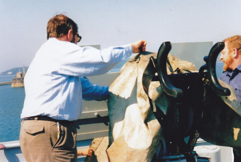 CBG and Simon Tudor Jones
RFA Regent 1990 

