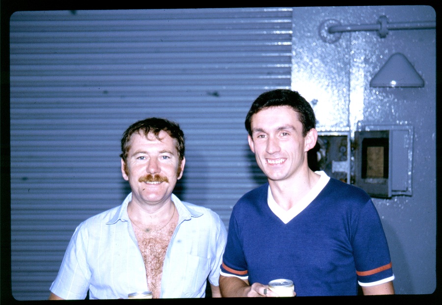  Andy Macdougall and John Hood  
Resource 1985 - photo courtesy of Graham Gartshore
