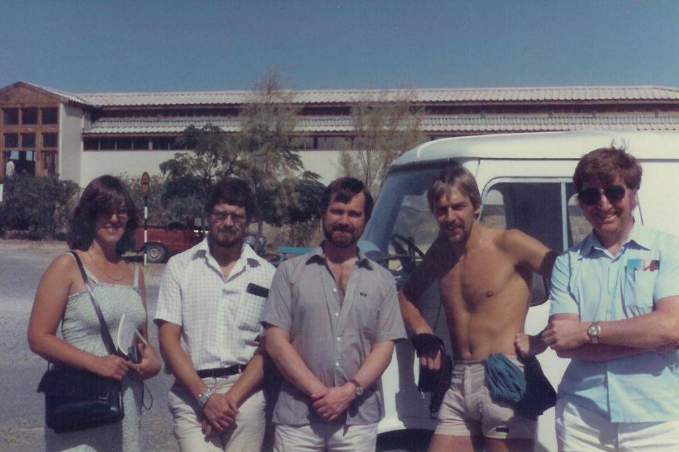 Fort Austin Cyprus 1980
Alistair Denness, Malcolm Smeaton, Geoff Davies.
