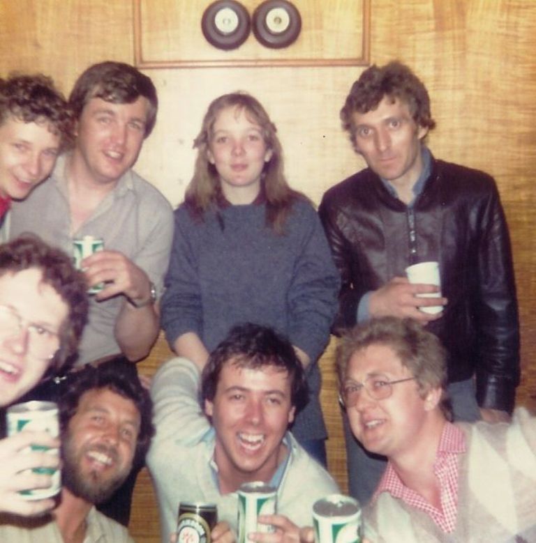 Fort Austin 1980
Peter George, John Cook .... George Norcott.
Robin Baily, Mike Evans ...
