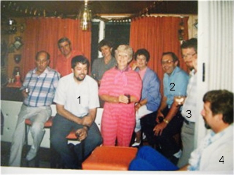 Fort Grange 1986
1 Rod Marshall 2 Alan Story 3 Jim Trunks 4 Barry Thompson.
