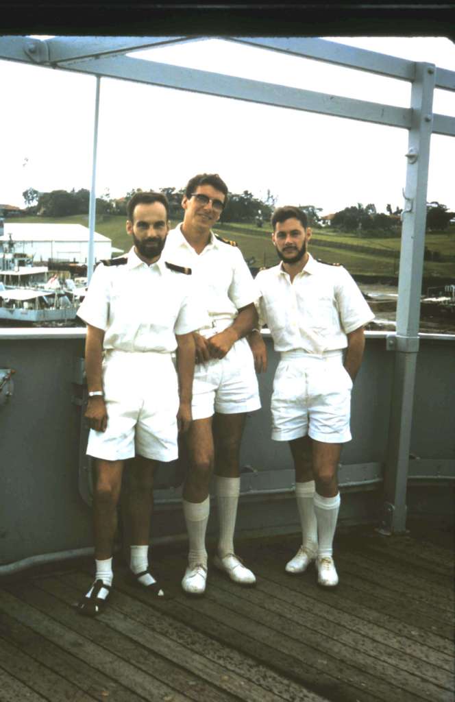 Willie Macdonald, Bob Gilston, Dave Hosgood.
Tidereach in Stores Basin 1965.
From Sandy Mitchell.
