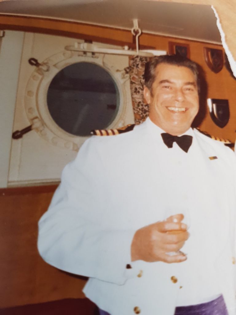 Sir Galahad 1978
Maxie Clemence CEO last trip on Sir  Galahad before retirement. Retirement dinner photo
