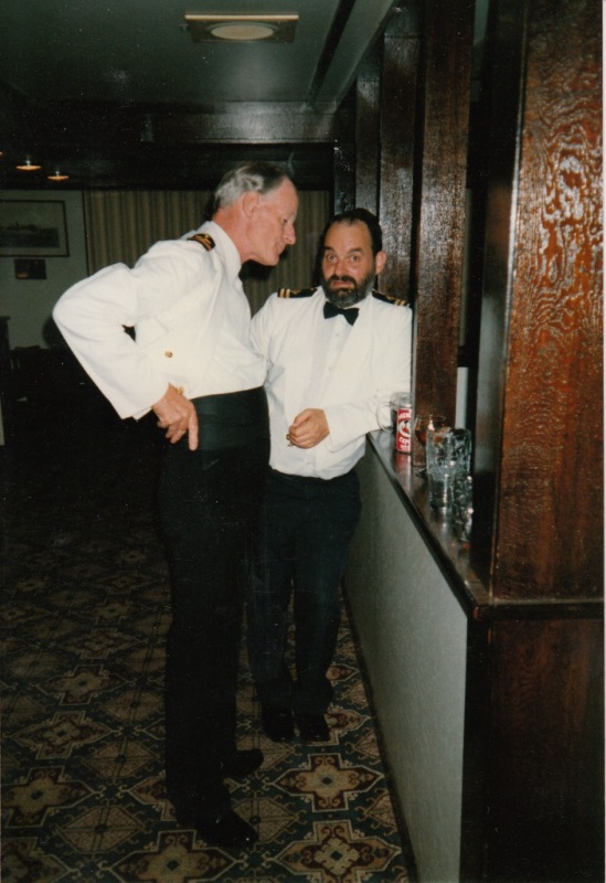 Fort Austin - 1989
Dr. Bob Morrow (L) and Adam Ventre (R).
Pic from Alan Bond.
