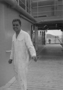 On passage to Rio. Olynthus 1967
Alfie, senior electrician
