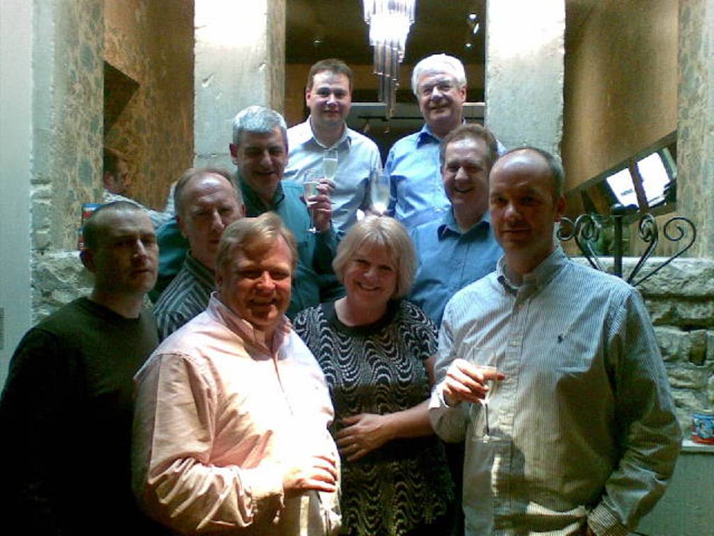 Kevin Barries leaving party 
Bath March 2009
