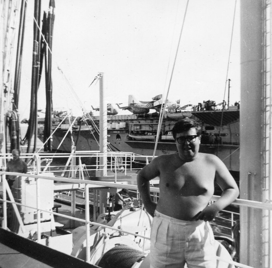 Tidepool, 1964 at sea
Refuelling HMS CENTAUR(06)
