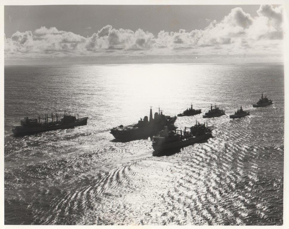 Passage to Caribtrain '87.
Olwen / Ark / Regent 
Argonaut / Scumton / Aurora
Bristol leading the charge
