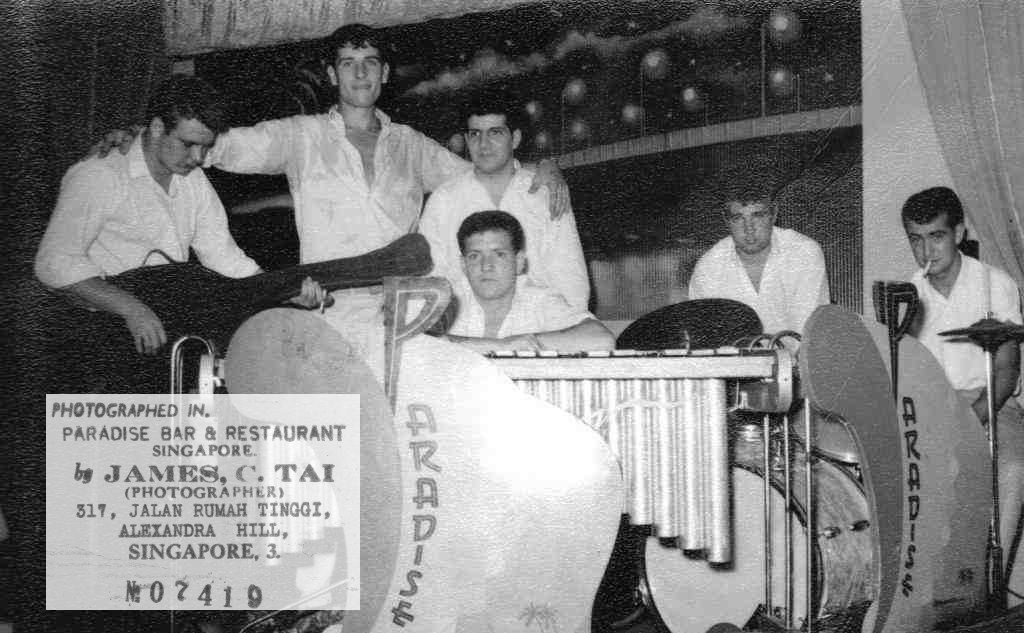 Paradise Bar 1964
Davie, Keith, John, Bert, Dave Murray.
