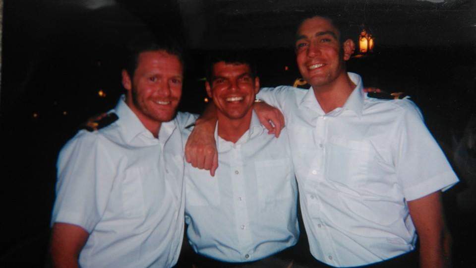 RFA Fort Austin 1998 - 1999
Alex Goodwin, Sebastian Brunsden-Brown Lt Pilot Embarked Flight, Matt Perry

