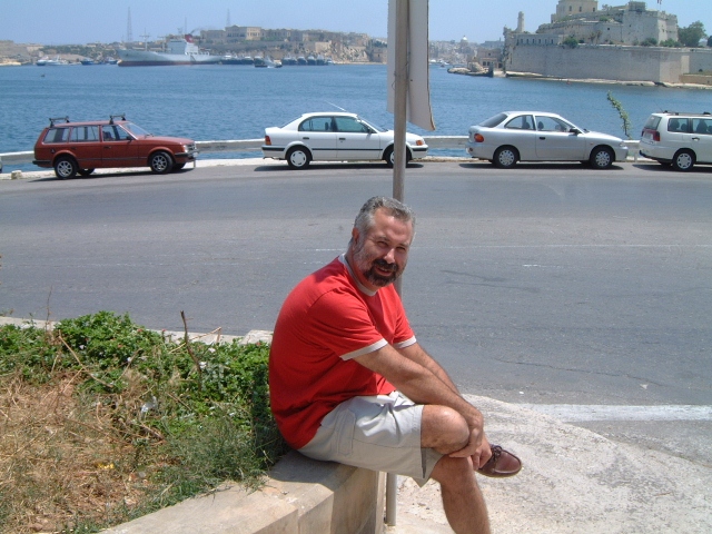 Chris Pidgely in sunny Malta
