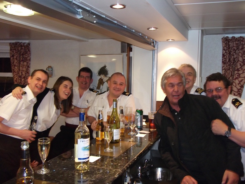 A night in the Bar
Paul Smith, Amy Black, Peter Major, Jimmy Lipp, Trevor Whiting, Ian TY Evans and Chris Thomson March 2011 Falklands.
