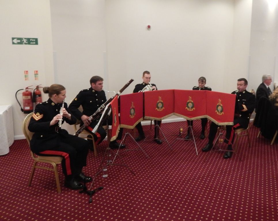 Ensemble from the Band of HM Royal Marines, Plymouth.
