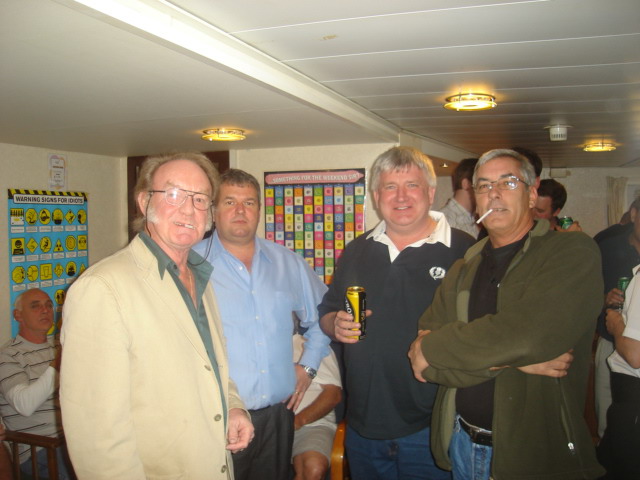Darby Allen's retirement
Darby Allen, Mick Spear, Iain Johnstone and Trevor (Spider) Webb. Sitting far left SG1A Danny Broadley 
