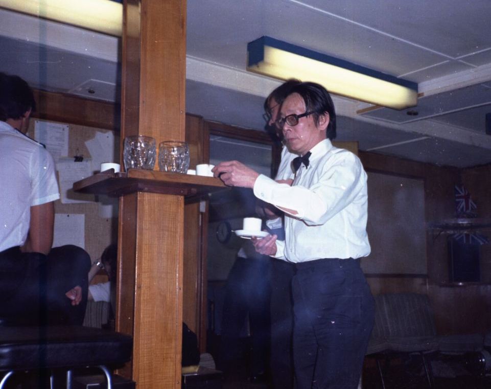 Mr Chiu
Senior Asst Steward, Sir Lancelot 1982.
