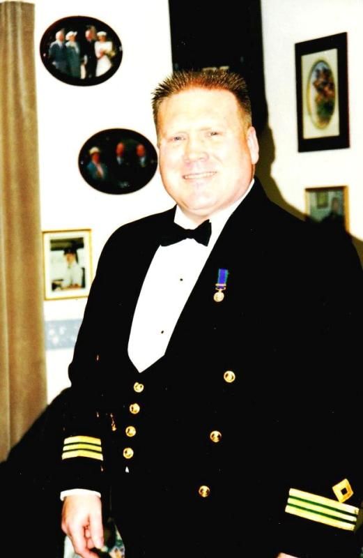 Gordon Allen First Off (SE)
Preparing for a mess dinner whilst at FOST in 2000
