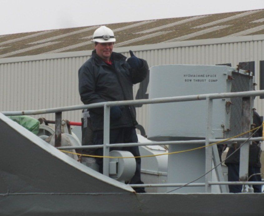 Bosun Gerry Wilkes
March 2012 at Cammell Lairds - RFA BLACK ROVER
[url=http://rfanostalgia.org/rfapeoplegallery/displayimage.php?pid=2415]Seen here[/url] in his younger days.
