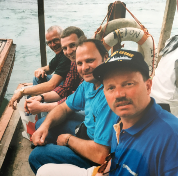 Fort George 1996
Keith Beaumont, Mick Atkins, ?????, Keith Moody
( pic by Colin Fraser).
