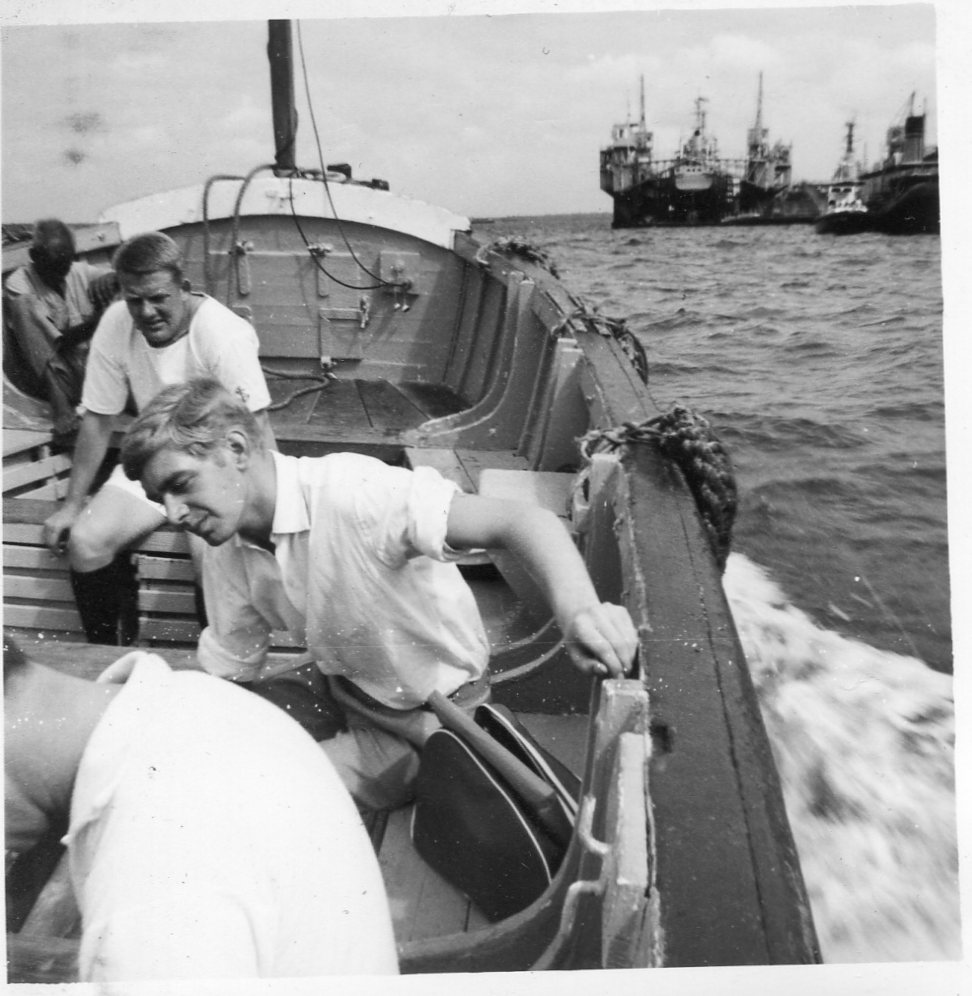Retainer,1964, Singapore shore run
Joe Whittaker, engineer cadet.
Keywords: Joe Whittaker