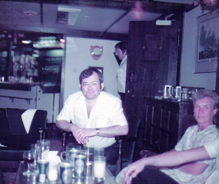 Peter Bulmer, Alan Mines, Mrs Frances Moore.
Fort Austin 1984
