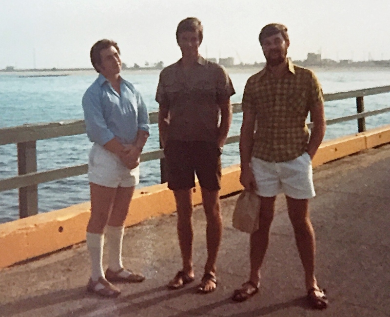 Orangeleaf 1973 
Up the gulf, Kuwait..
Mike 2EO, Jerry Whitaker Eng Cadet and Eng Cadet UNK
