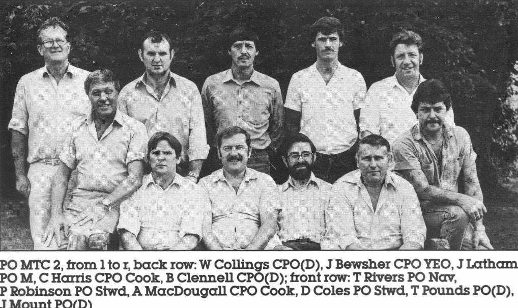 PO's Management Course Warsash 1984
