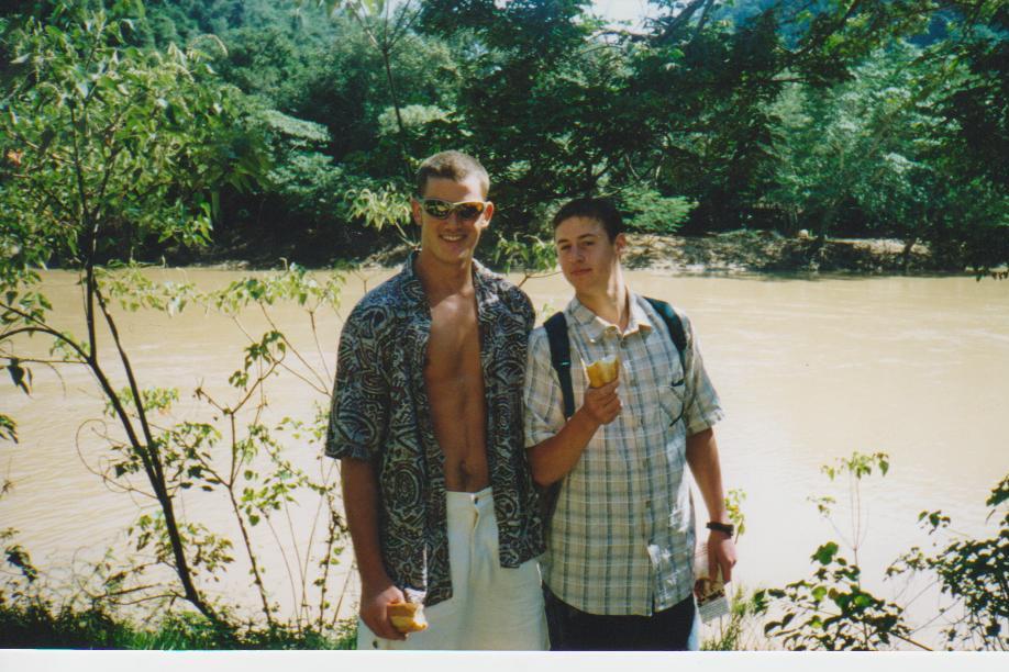 Pete Thornton and Ciaran Jefferies
White water rafting trip in Rio
