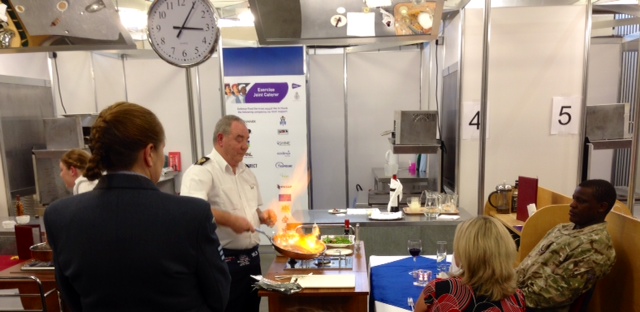Joint Caterer 2014
Steward Phil Symes playing with fire en route to a well deserved Silver !
