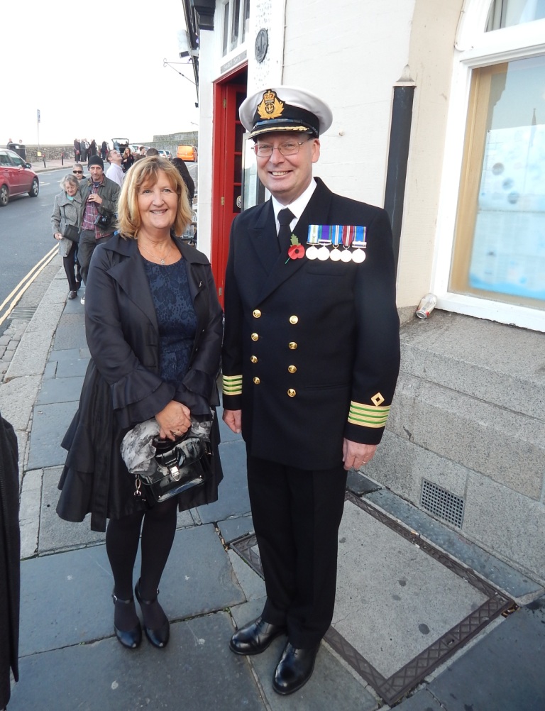 Capt & Mrs Nick Cowan
Remembrance Sunday Plymouth 2014
