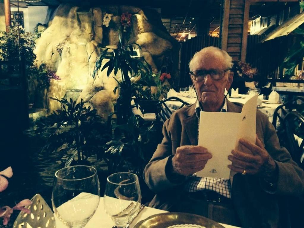 Roger Davies
Dining out at 96 at the Blue Elephant, Portomaso, Malta.
