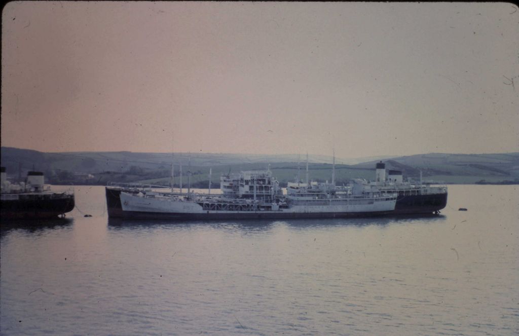 Devonport, RFA Blue Ranger ,May 1968
Blue ranger and possibly Wave ships waiting for disposal.
