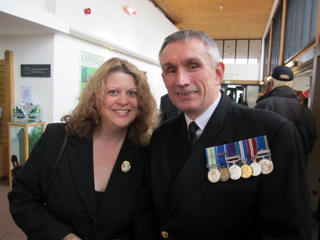 Capt John Hood and Katherine Hayward
