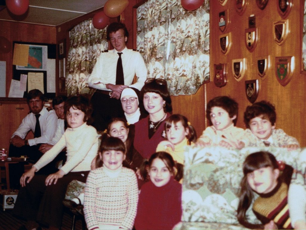 Sir Lancelot Orphans Party, Officers wardroom Malta 1979
