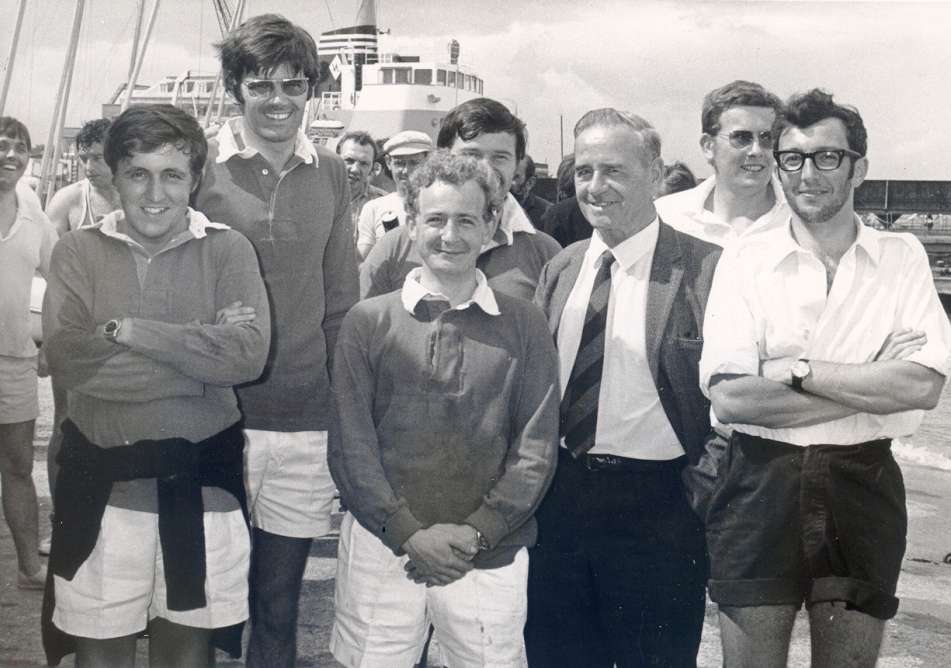 RFA Rowing Team Collingwood 1973
Martin Seymour, Roger Barlow, Simon Tudor-Jones, Hughie Fearon, Instructor, John Shorter, Jim Keller.


