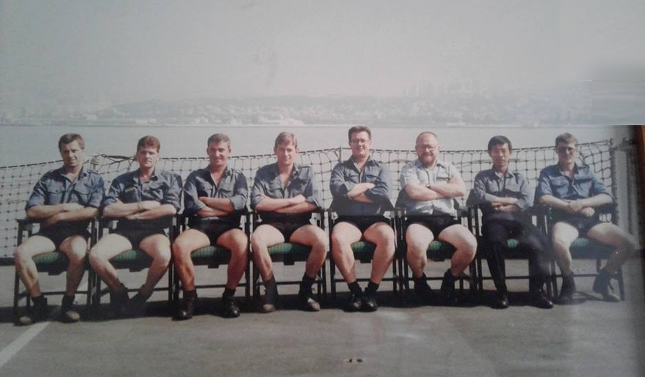 RFA Regent - 1992
Ackerman, Neesham, ?, Norris, McGregor, Cruddas, Tam, Scott
