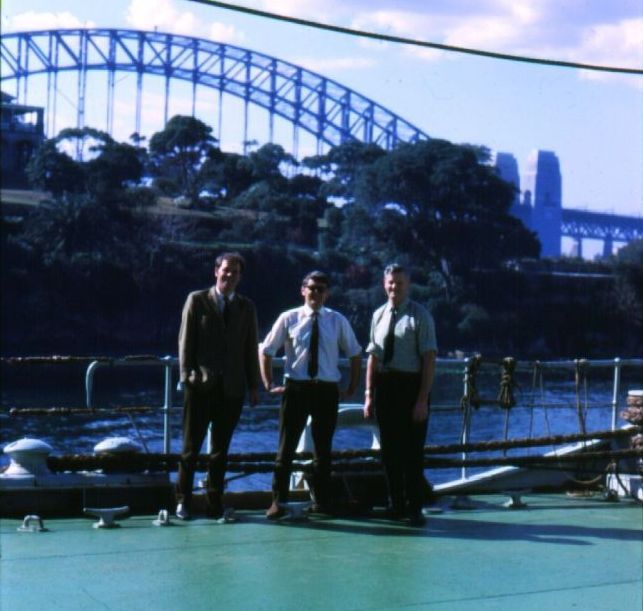 A Gaggle of SSG Vs'
Paul McEwan, Brian Gammon and Bill Sant - Sydney October 1971
