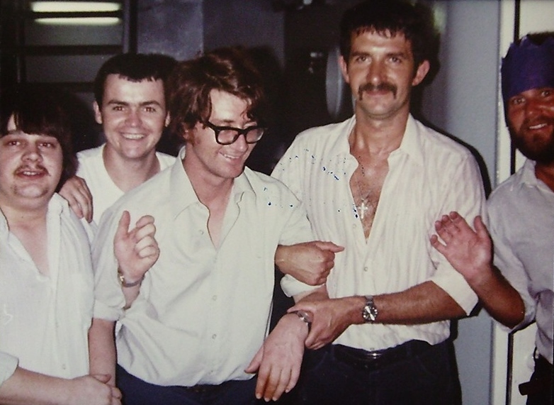 RFA Regent 
Adrian Cook, Bob Bull, Arthur George, Chris Friend and Dave Spy
