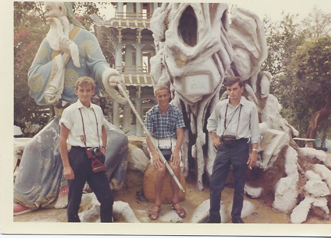 Tiger Balm Gardens, Singapore 1964
Richard Leonard JRO, Rab Thomson RO, Robin Harvey JEO - Tidereach
