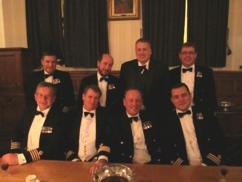 Traf Night @ HMS Excellent
Messrs Lamb, Selby, Mike Price (MSC Exchange Officer) Graham
Dorey, Coombes, Drew & Anders

