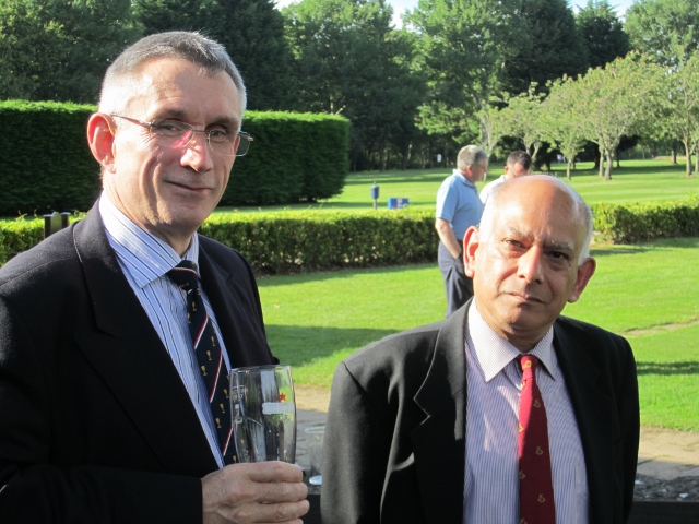 John Hood and Dr Arun Sharma 
