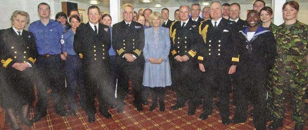 Duchess of Cornwall visits Argus
There are probably some more RFA People hiding at the back!

