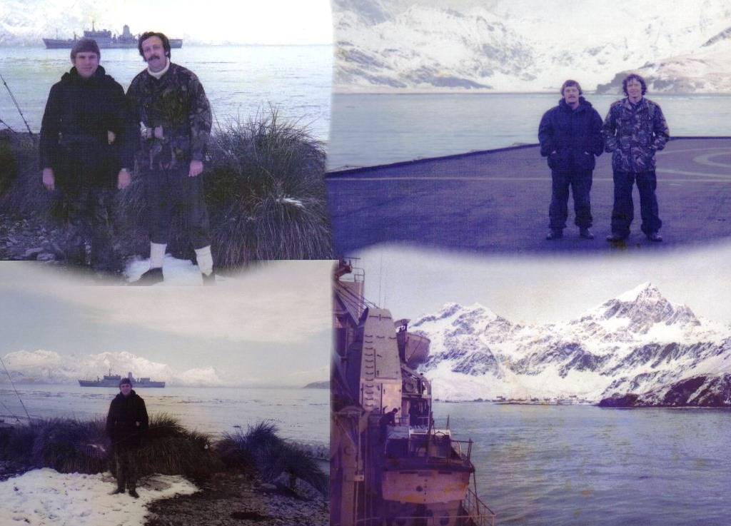 South Georgia
Les Smith, Kevin Durrant, Cyril Reynolds, Alan Cleavley.

