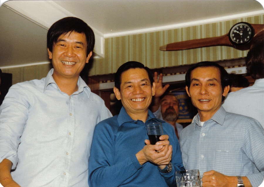 Numbers 1, 2 and 3
Far left is Chueng shin Fan aka Richard. Any ideas on the other two. Pic taken 1983 RFA OLMEDA
