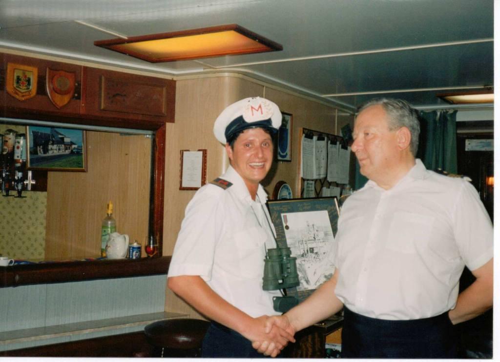 Resource at Split 1995
Cadet X receives birthday salutaions from Capt Tony Mitchell.
