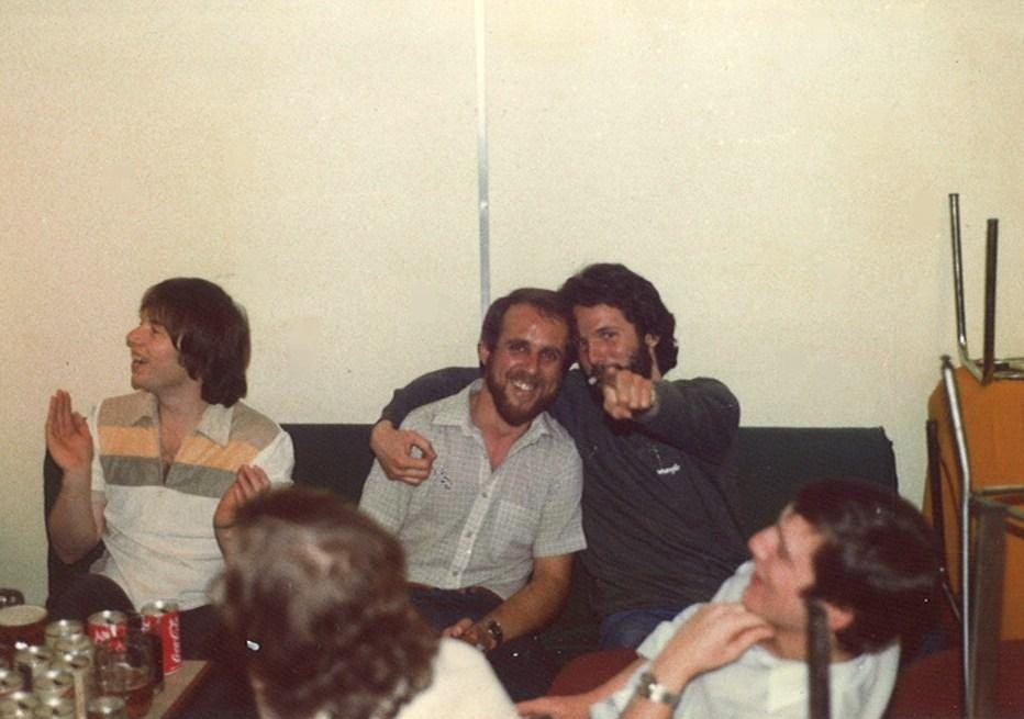 RFA Regent Sto(N) Dept 1980
Keith Beaumont, Tony Prout, Andy Vincent, 
Foreground: ?, Steve Niles.
From Tony Prout -->
